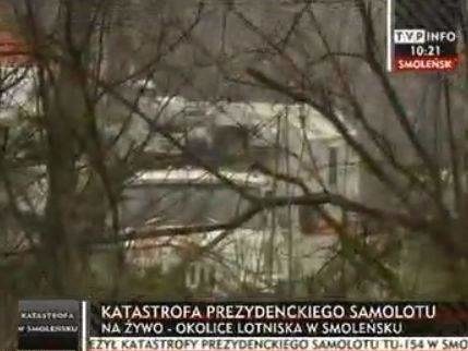 Tajemniczy samochód na miejscu katastrofy w Smoleńsku.
